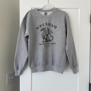 Wrexham Sweatshirt, Grey, Small, New